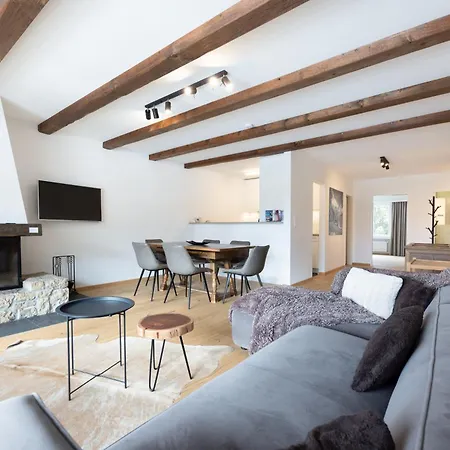 アパート Modern Crossing Facing Piz Rosatsch *